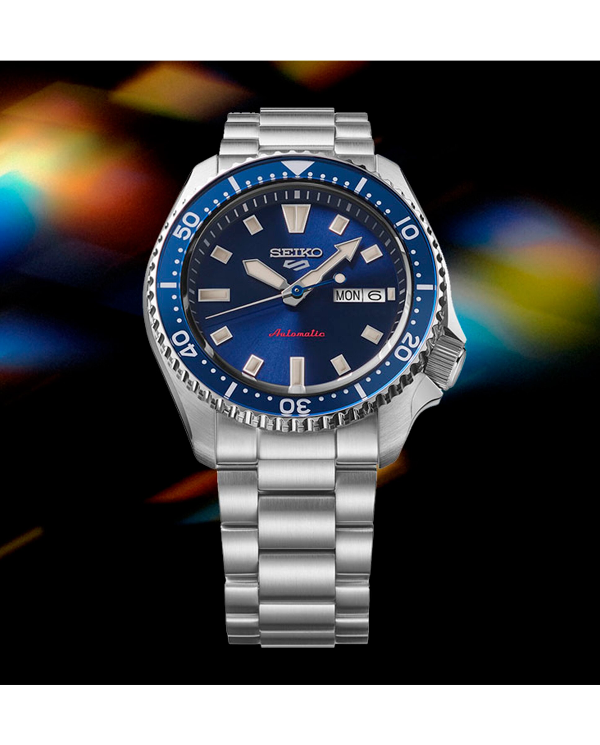 Relógio 5 Sports Srpl83k1 Automático de Aço e Bracelete Prateada Prata-4