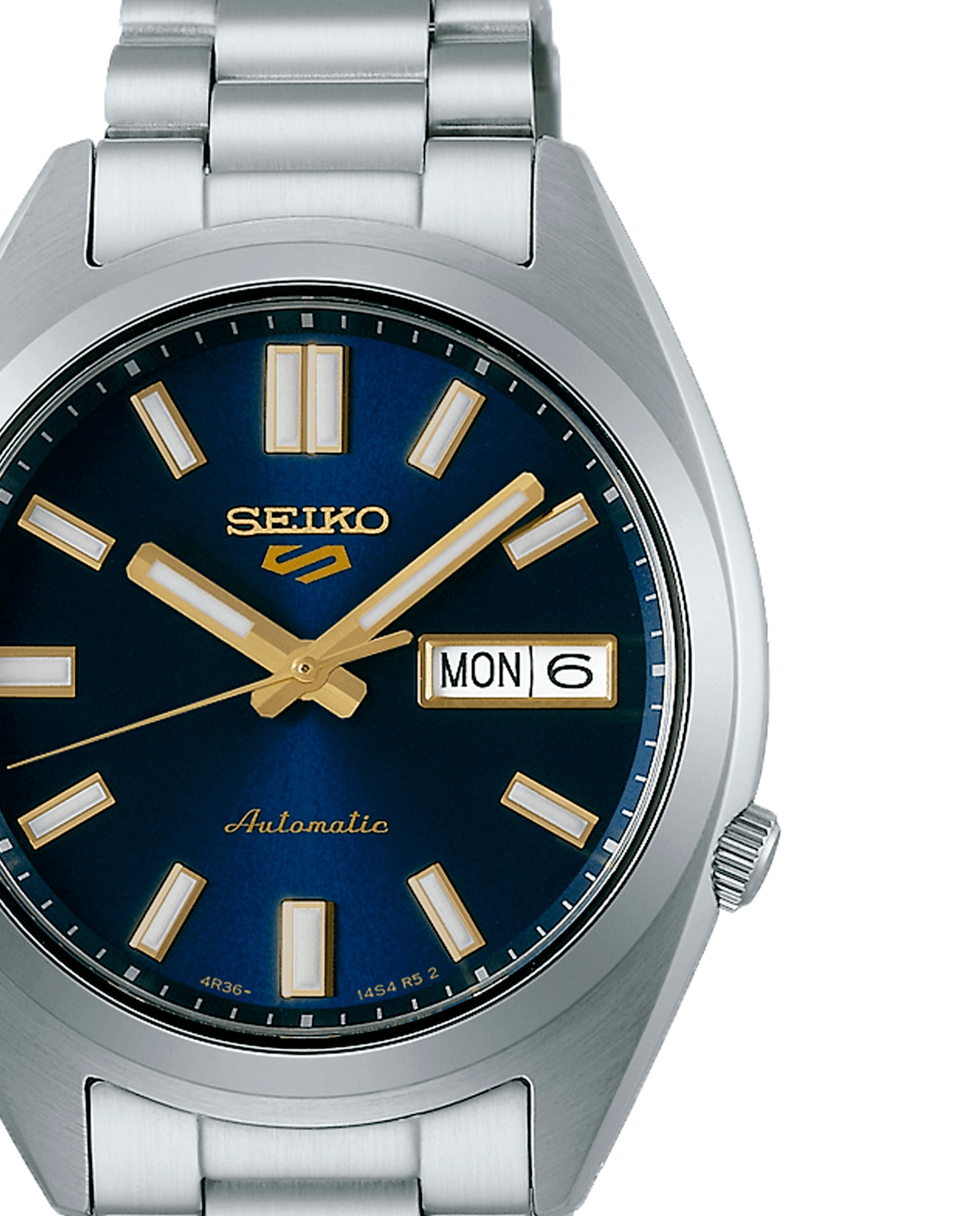 Relógio 5 Sports Srpl55k1 Automático de Aço e Bracelete Prateada Prata-2