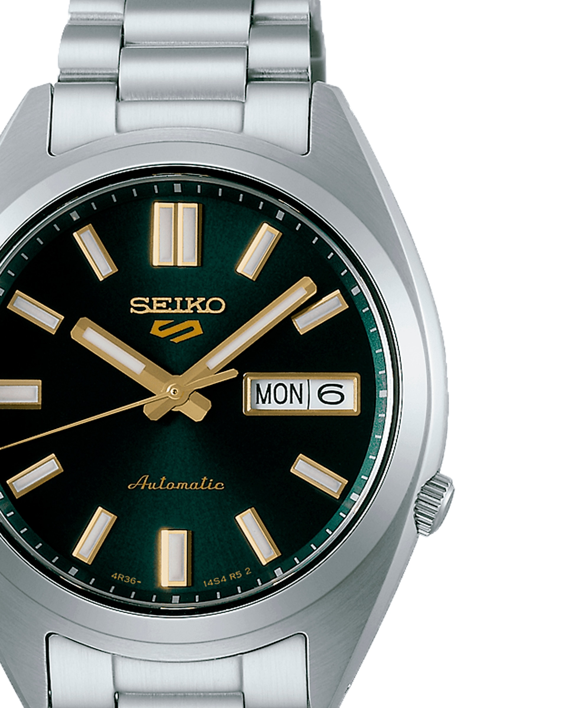 Relógio 5 Sports Srpl57k1 Automático de Aço e Correia Prateada Prata-2