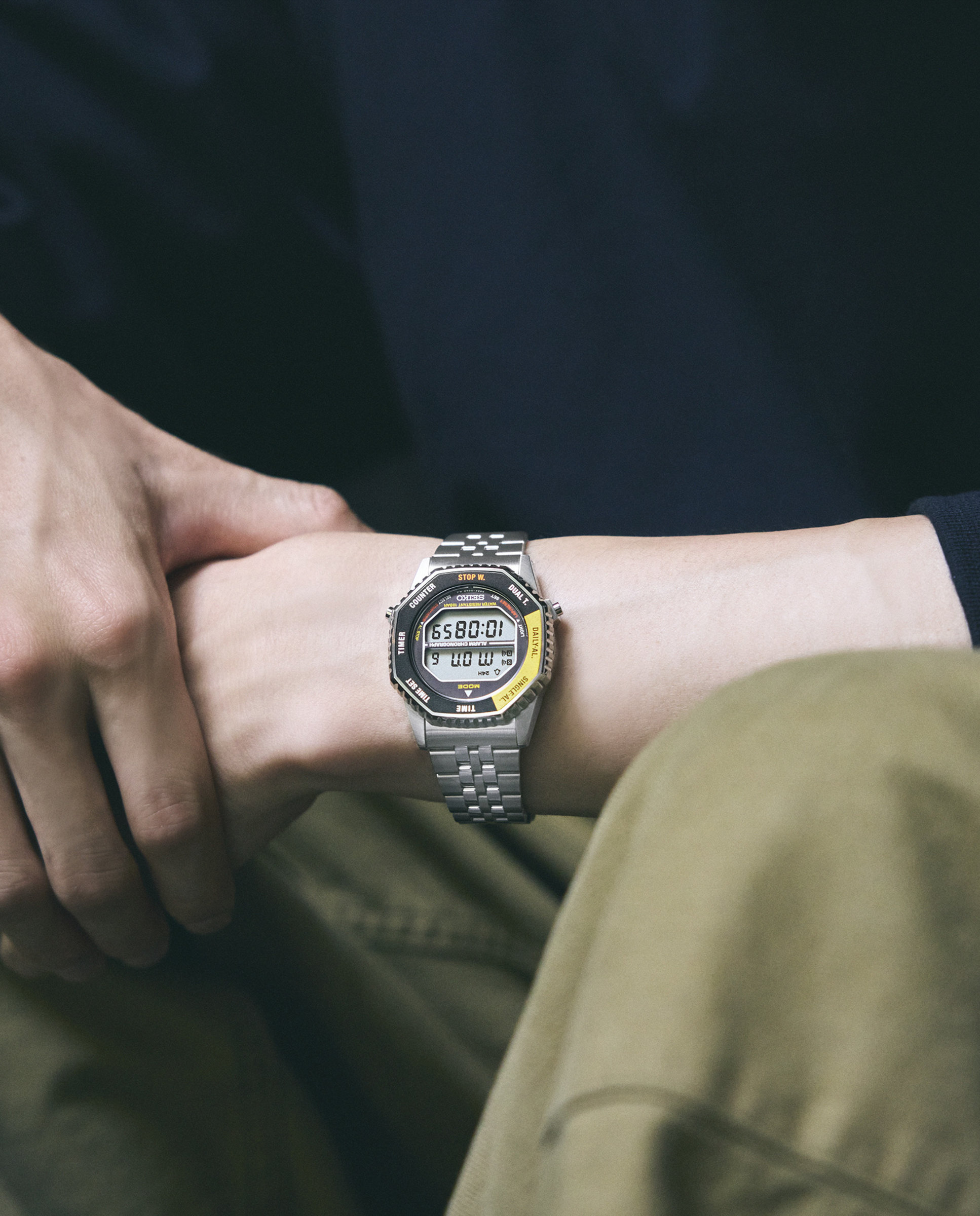 Relógio Neo Sports Smgg17p1 de Aço e Bracelete Prateada Prata-2
