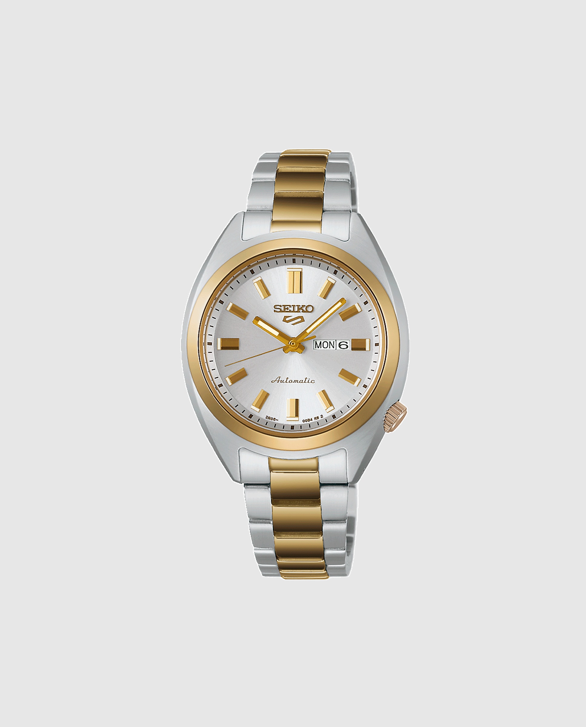 Relógio 5 Sports Sre024k1 Automático de Aço e Correia Prateada Ouro / Prata-1