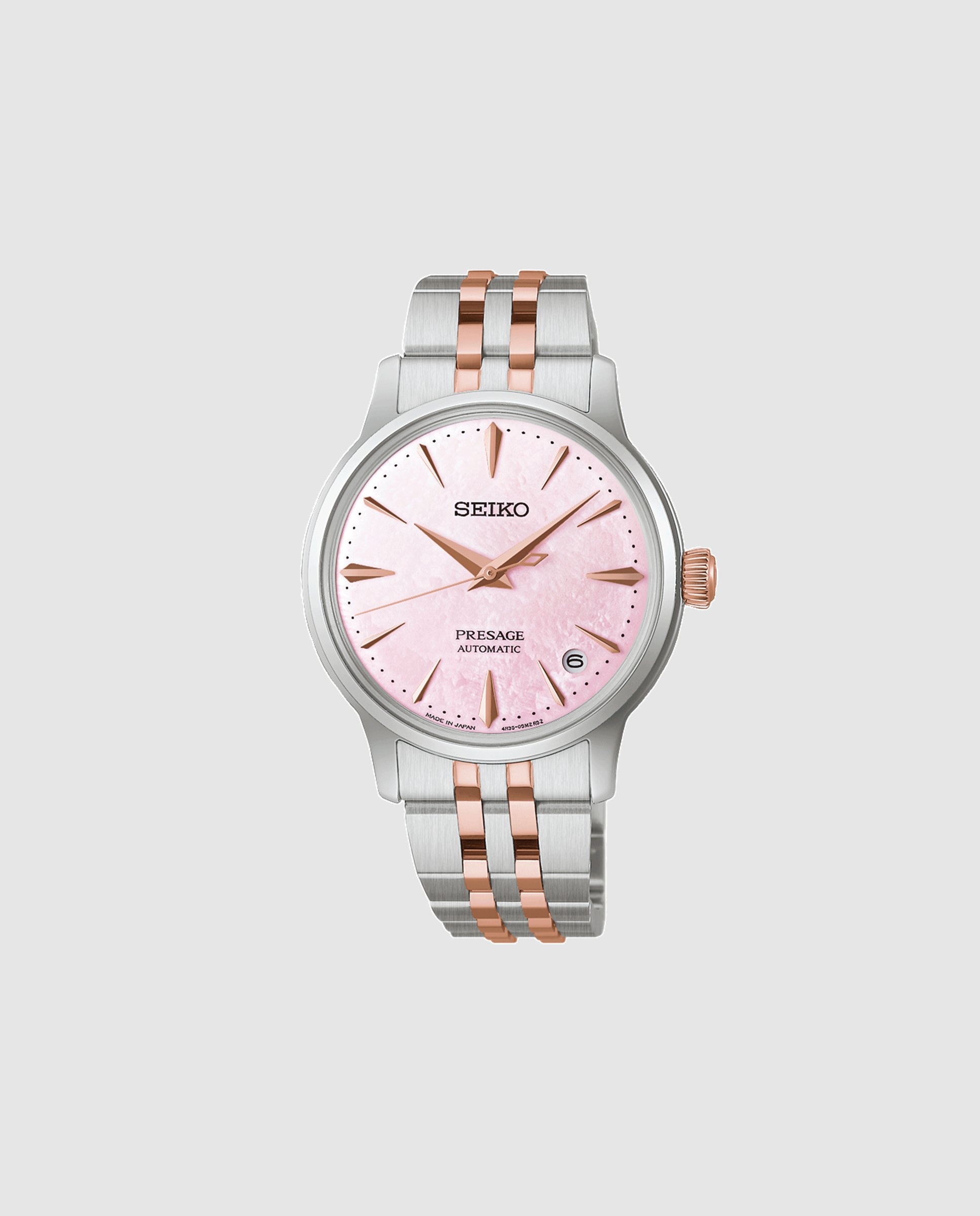 Imagem 0 de Relógio Automático Presage Srpm06j1 de Aço e Bracelete Prateada