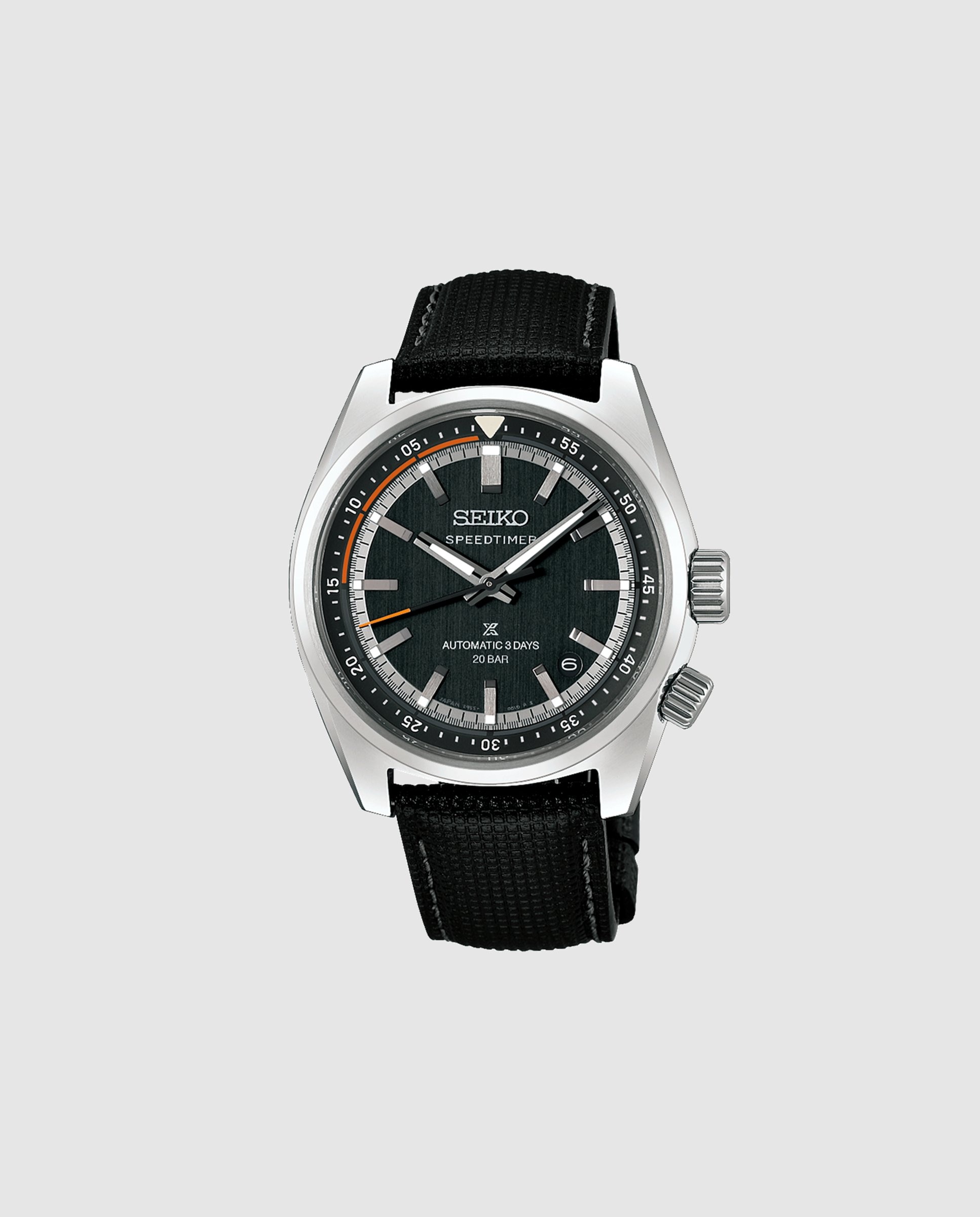 Imagem 0 de Relógio Prospex Hbc004j1 Automático de Pele e Correia em Preto