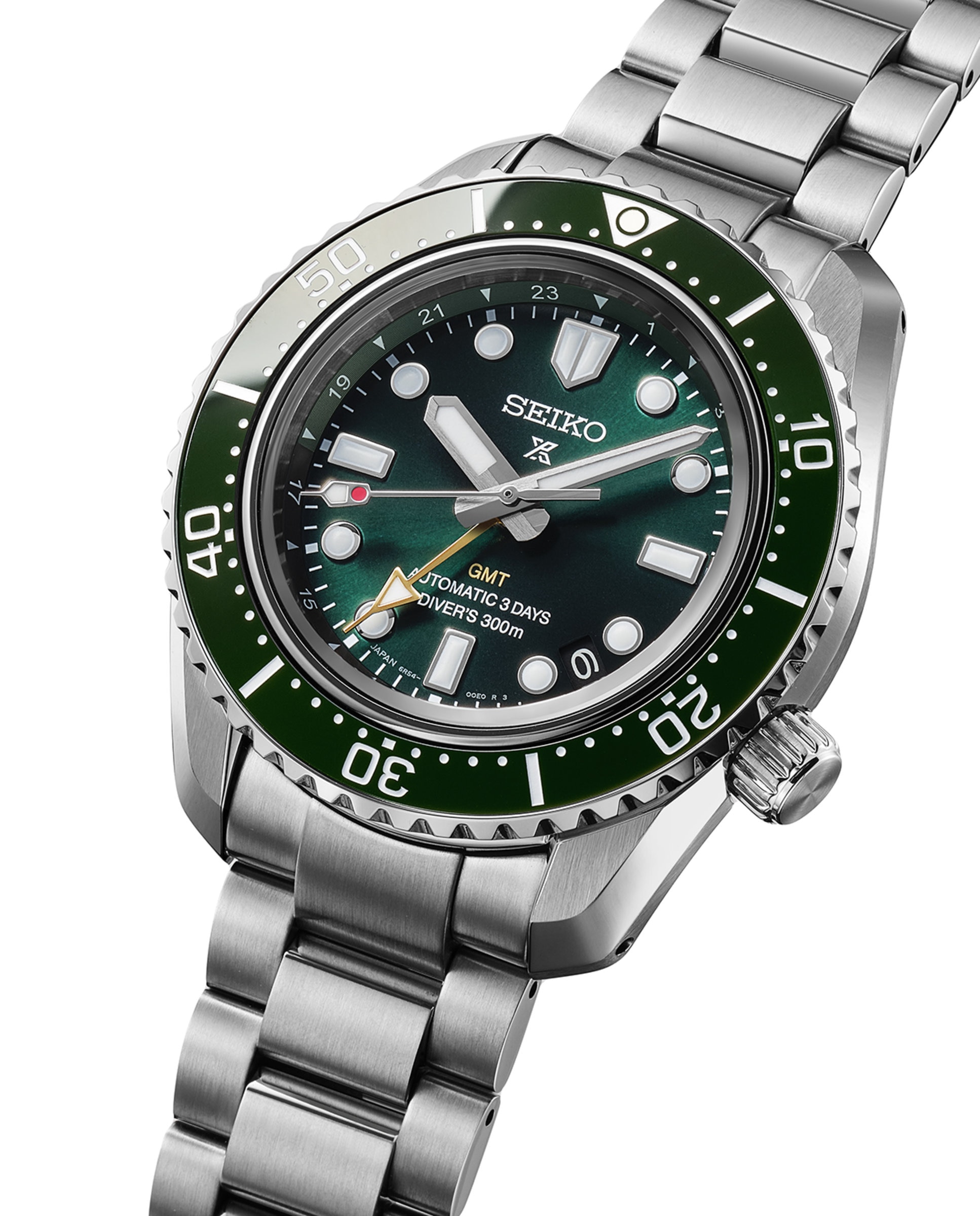 Relógio Prospex Hbc001j1 Automático de Aço e Correia Prateada Prata-3