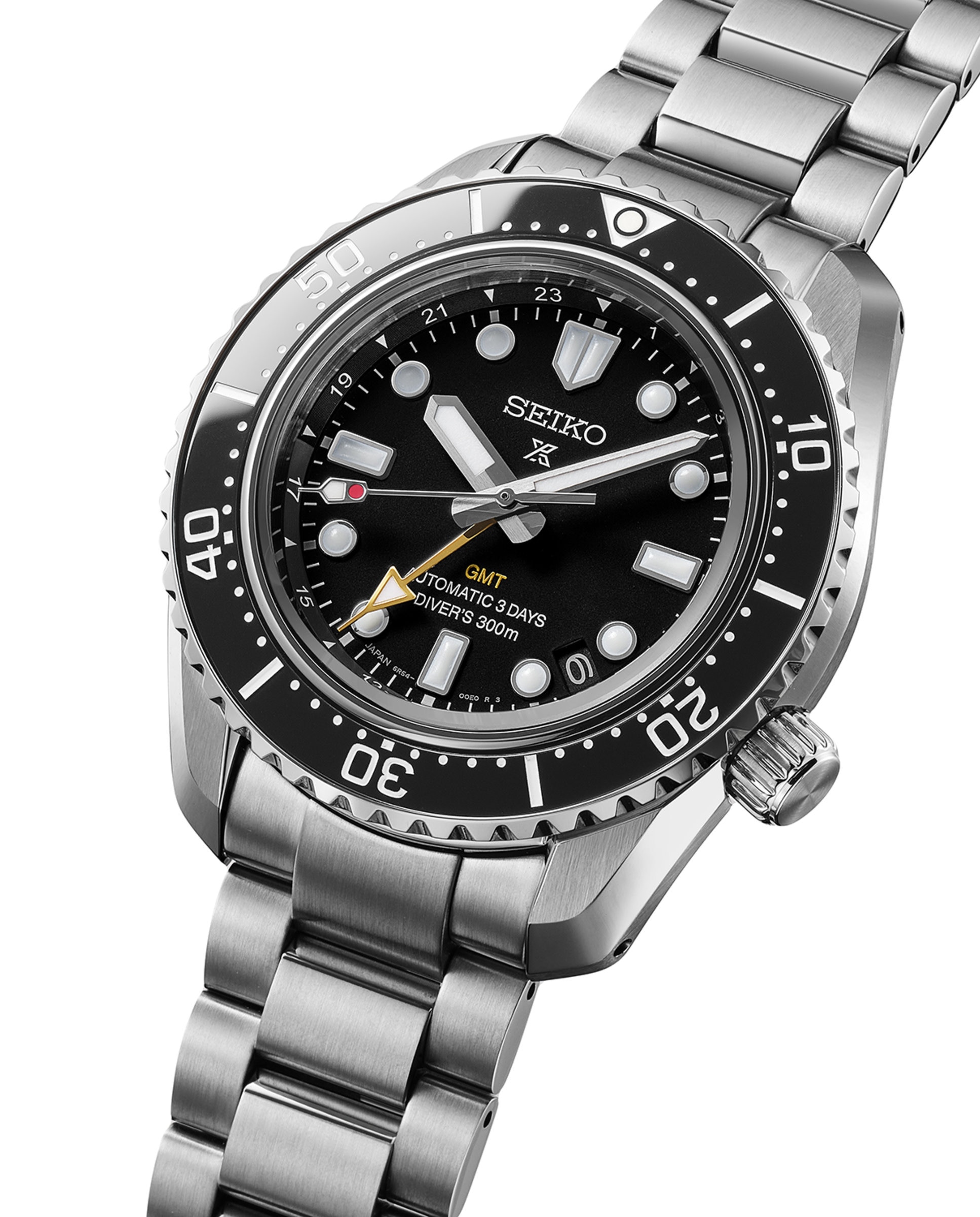 Relógio Prospex Hbc002j1 Automático de Aço e Correia Prateada Prata-3
