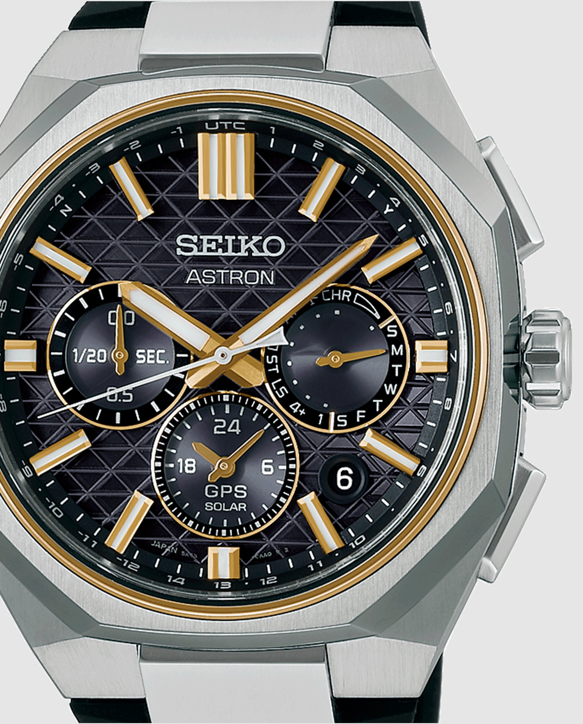 Relógio Astron Hab003j1 de Silicone e Correia Preta Preto-2