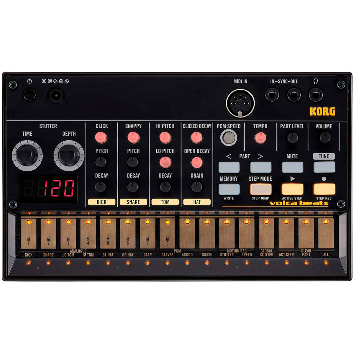 Imagem 0 de Módulo de sons ou sintetizador Korg Volca Beats.
