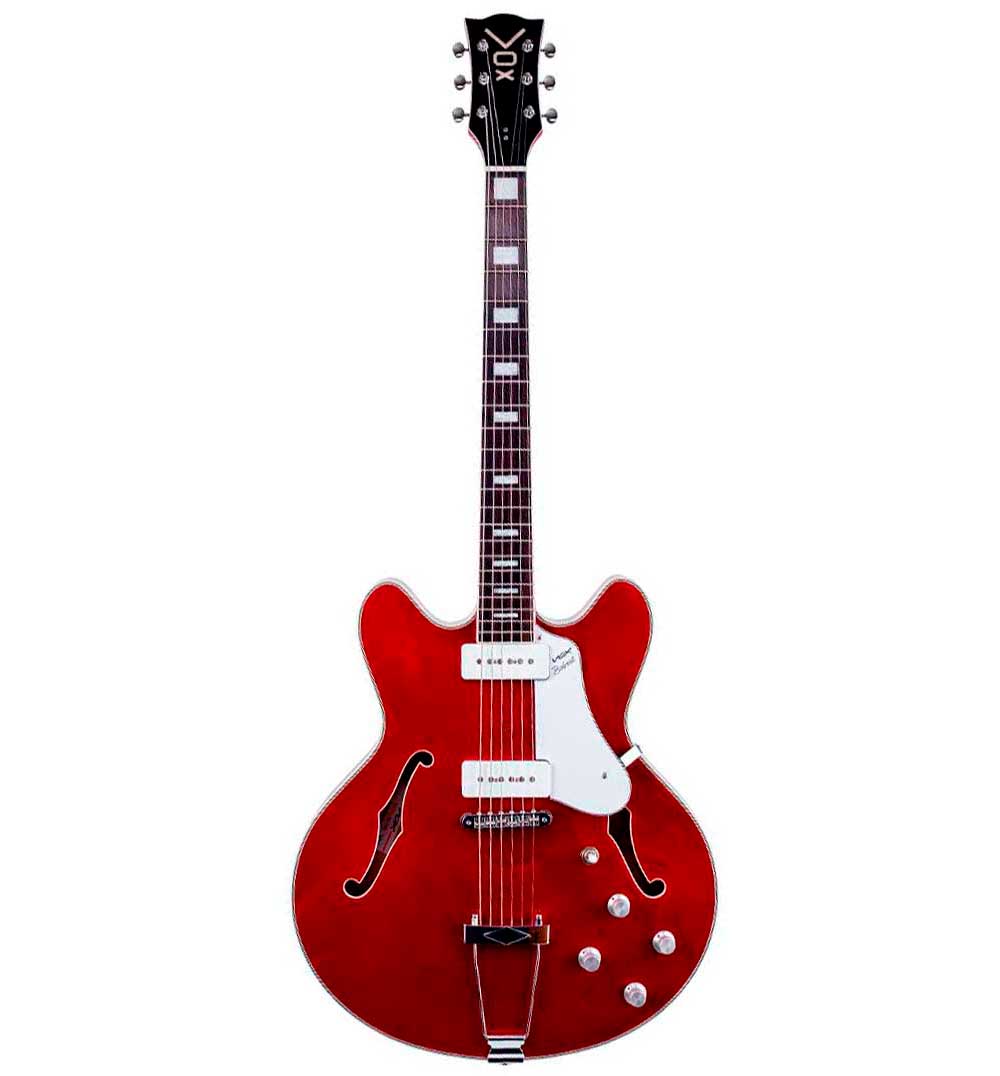 Imagem 0 de Guitarra Elétrica Hollowbody Vox Bobcat V90 Cherry Red
