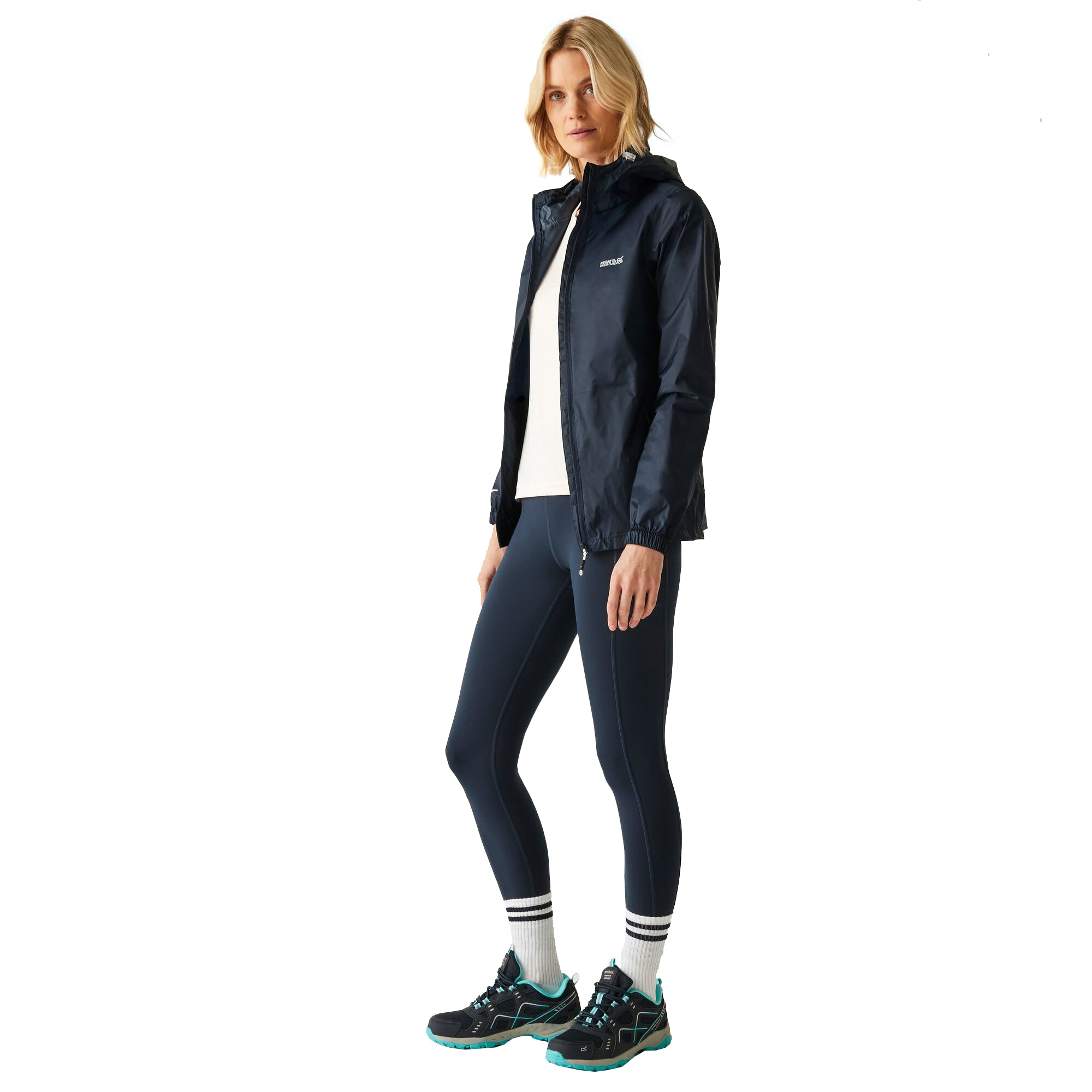Chubasquero Wmn Pkit Jkt Ii Regatta Azul-3