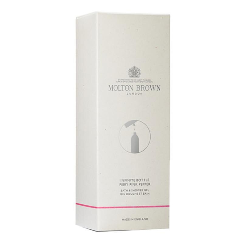 Gel de Banho Infinite Bottle Fiery Pink Pepper 400Ml Molton Brown 3