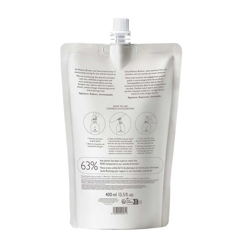 Recarga de Gel de Banho Orange & Bergamot Body Wash 400Ml Molton Brown 2
