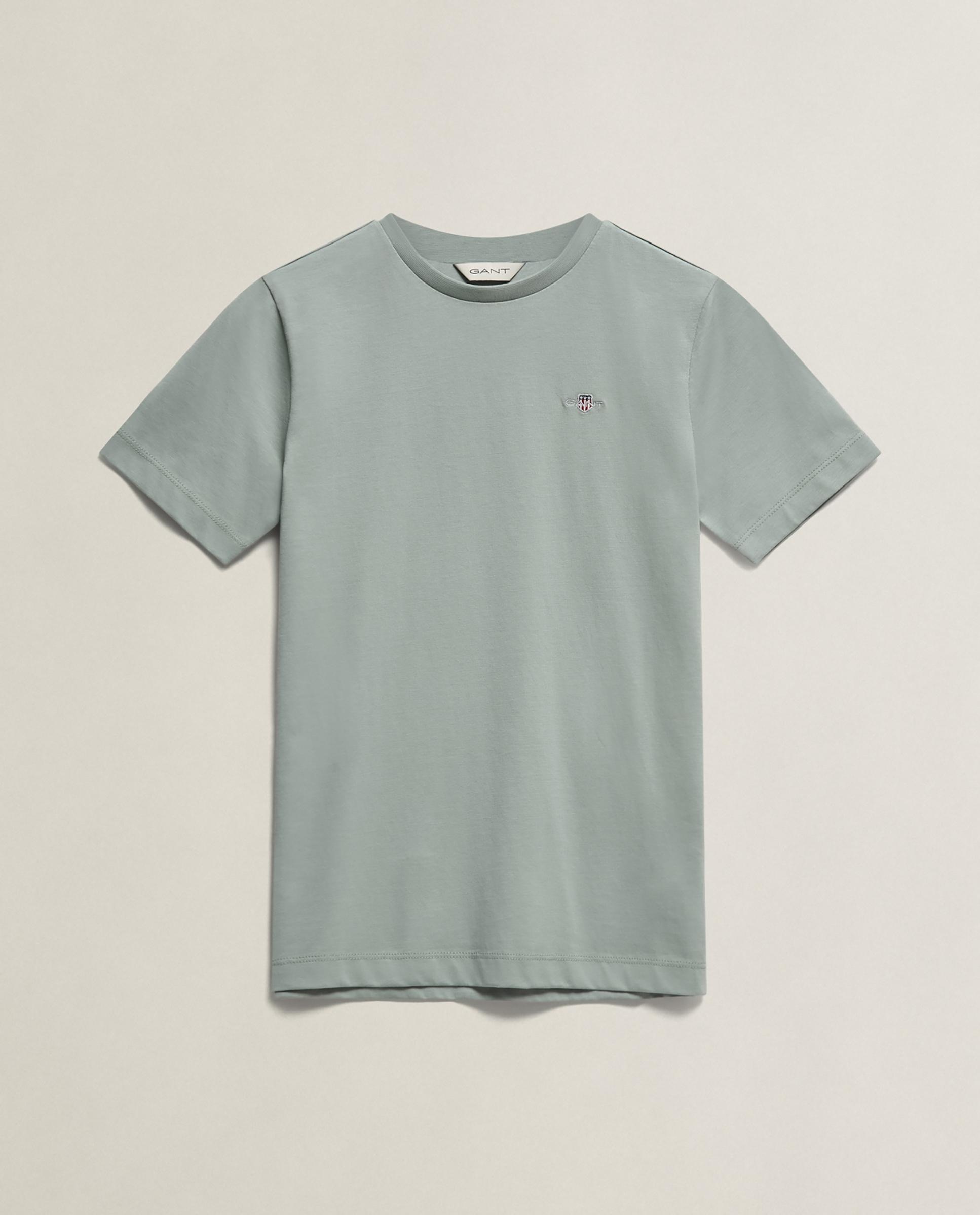 Imagem 0 de T-shirt 100% Algodão de Gola Redonda com Logotipo Frontal