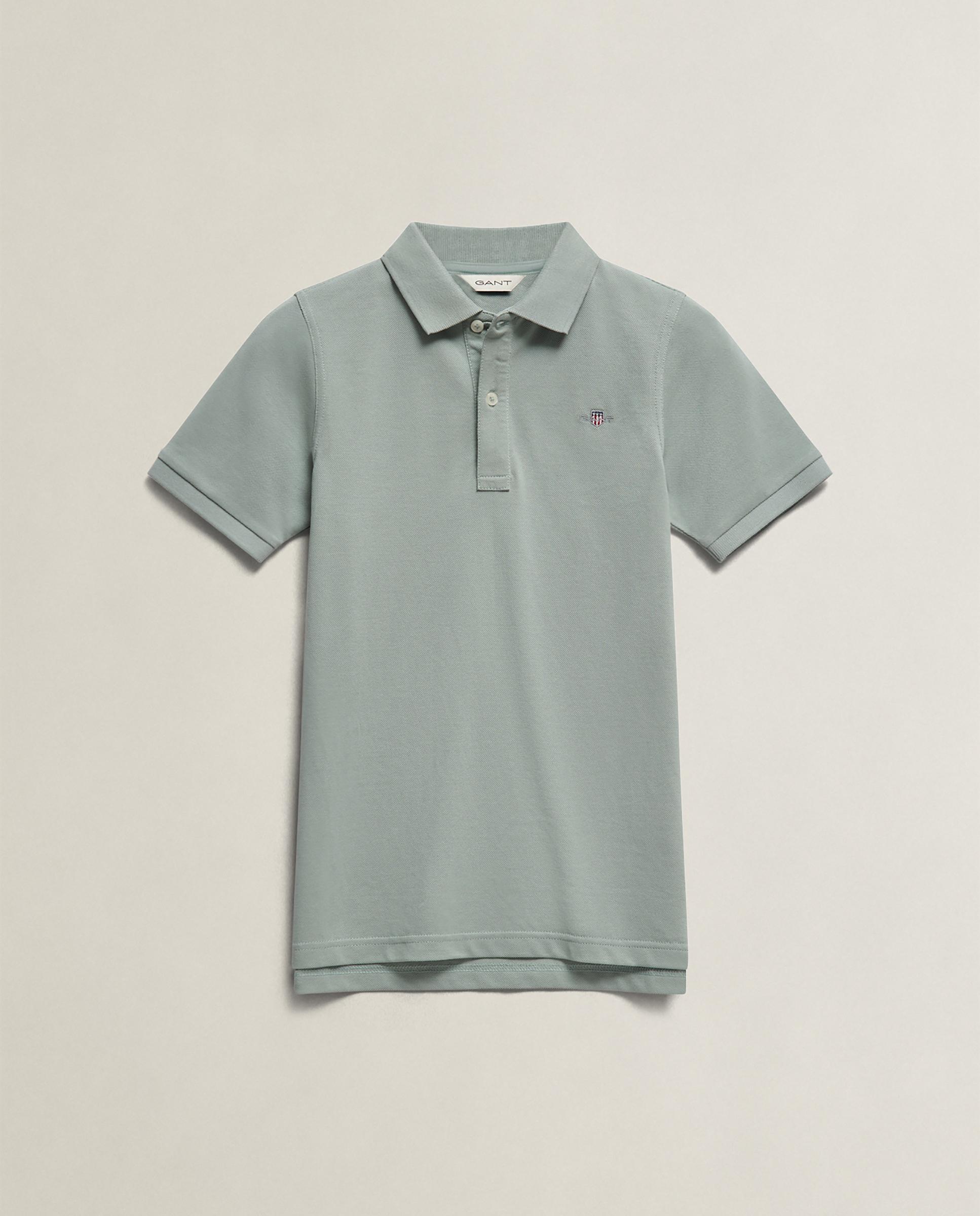 Imagem 0 de Polo 100% Algodão de Manga Curta com Logotipo Frontal