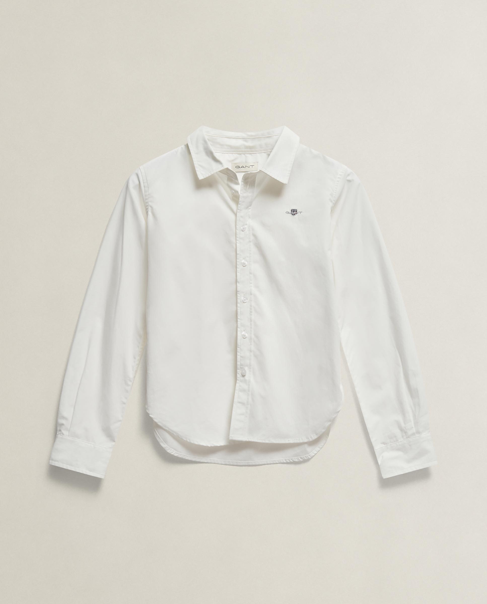 Imagem 0 de Camisa Infantil de Algodão com Gola Clássica