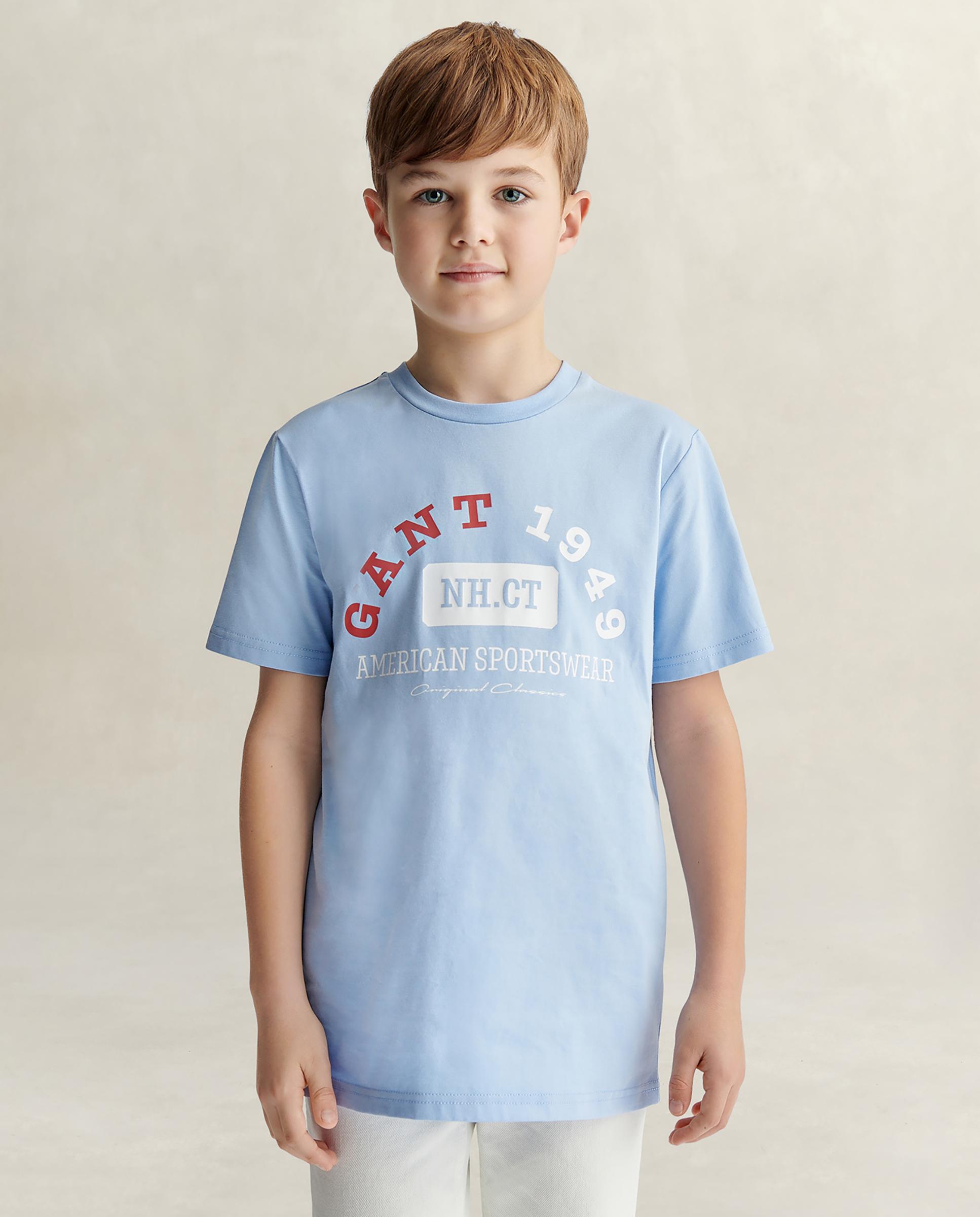 Imagem 0 de T-shirt Infantil de Manga Curta com Logo Frontal