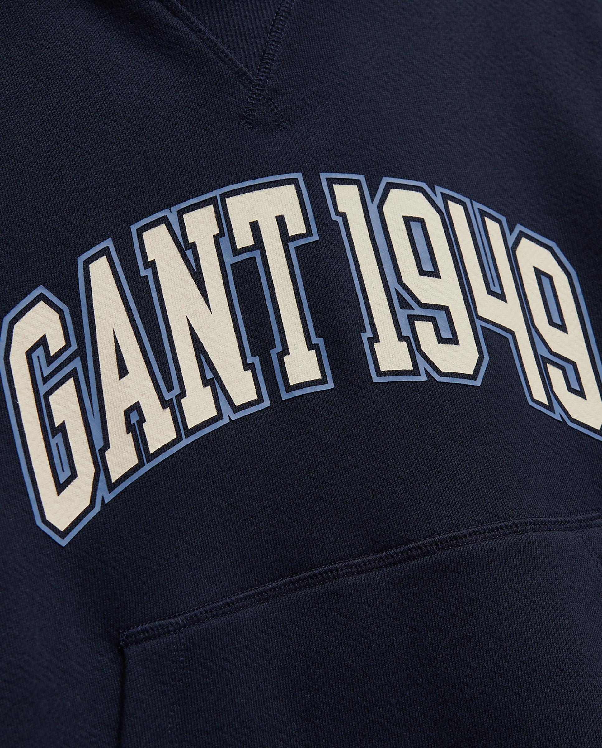 Sweatshirt com Capuz Infantil com Logo Frontal Azul-marinho-2