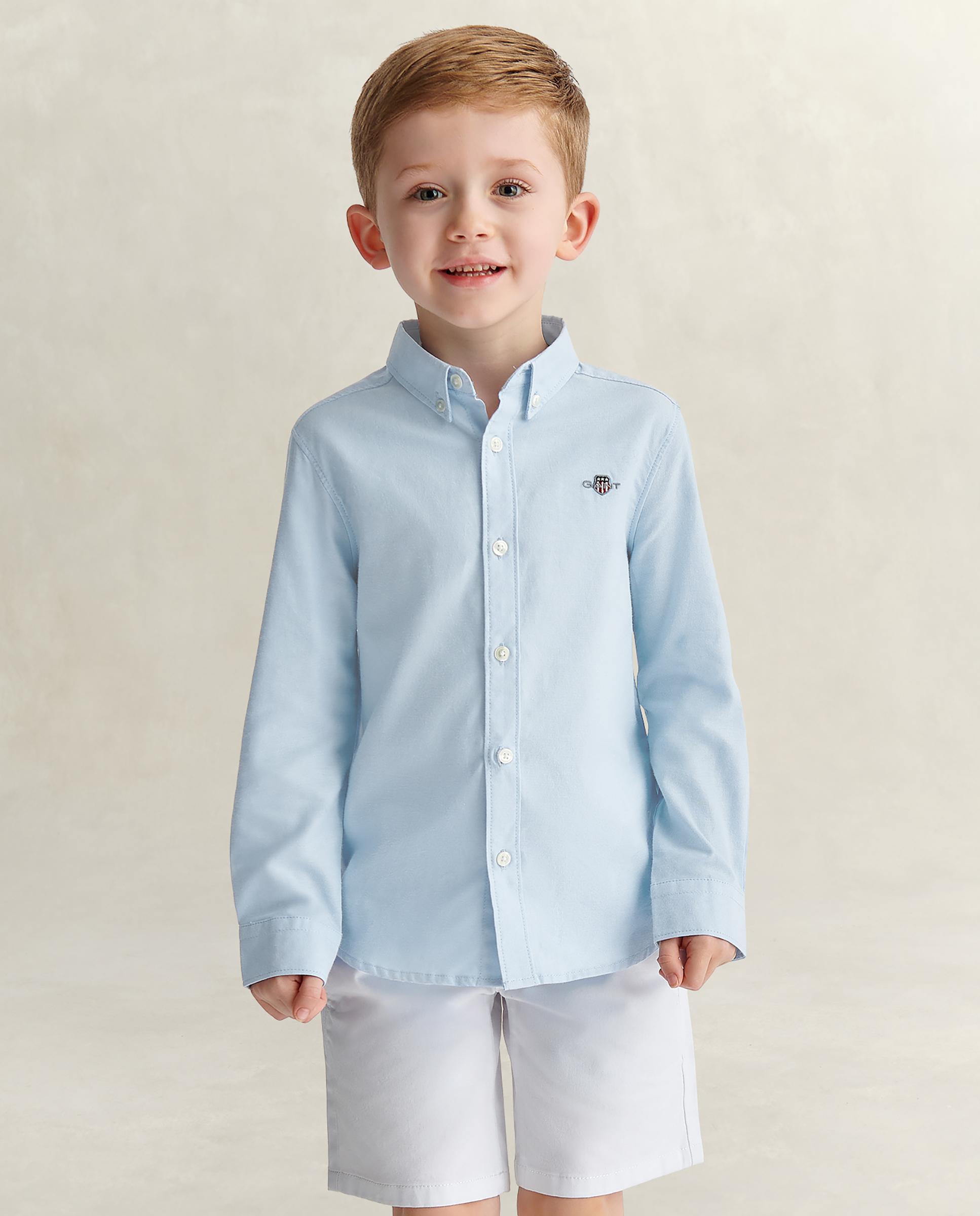 Imagem 0 de Camisa Infantil Oxford de Manga Comprida