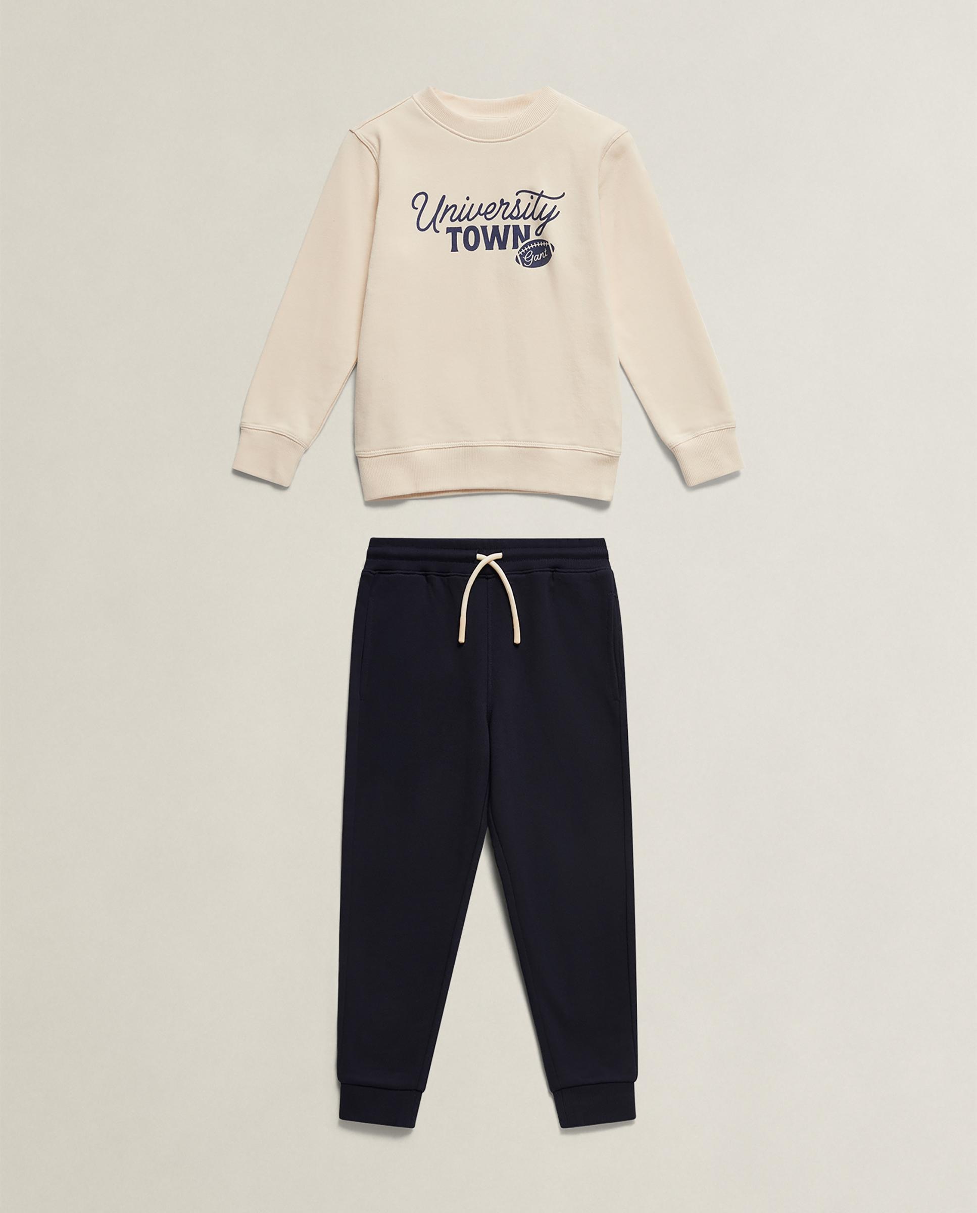 Imagem 0 de Conjunto Infantil Sweatshirt Estampada e Calças Desportivas