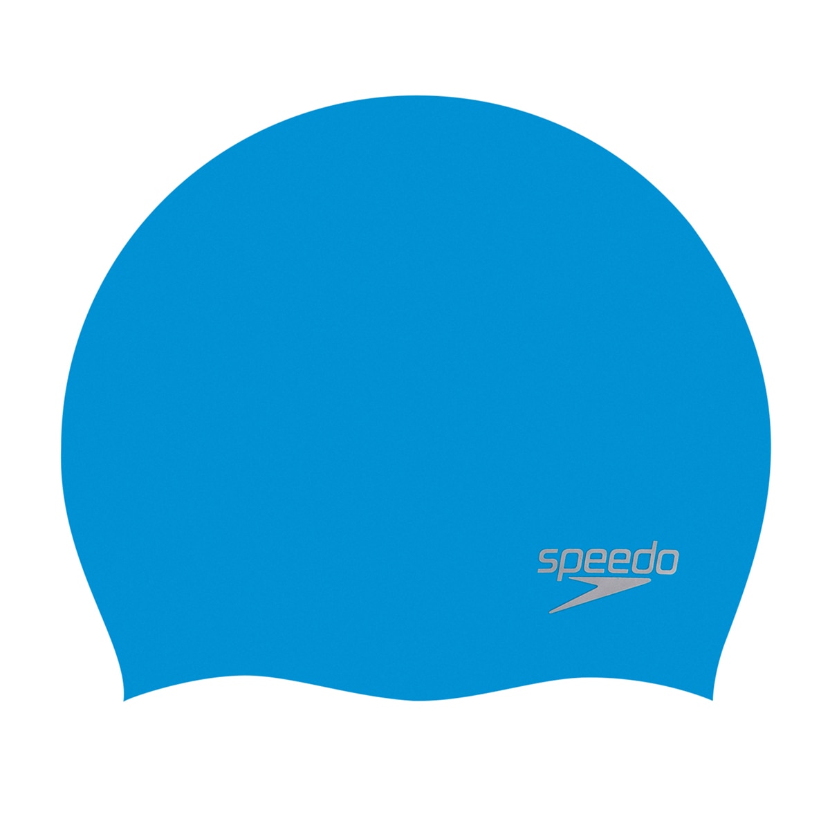 Chapéu de Natação Plain Moulded Silicone Cap Speedo Azul-1