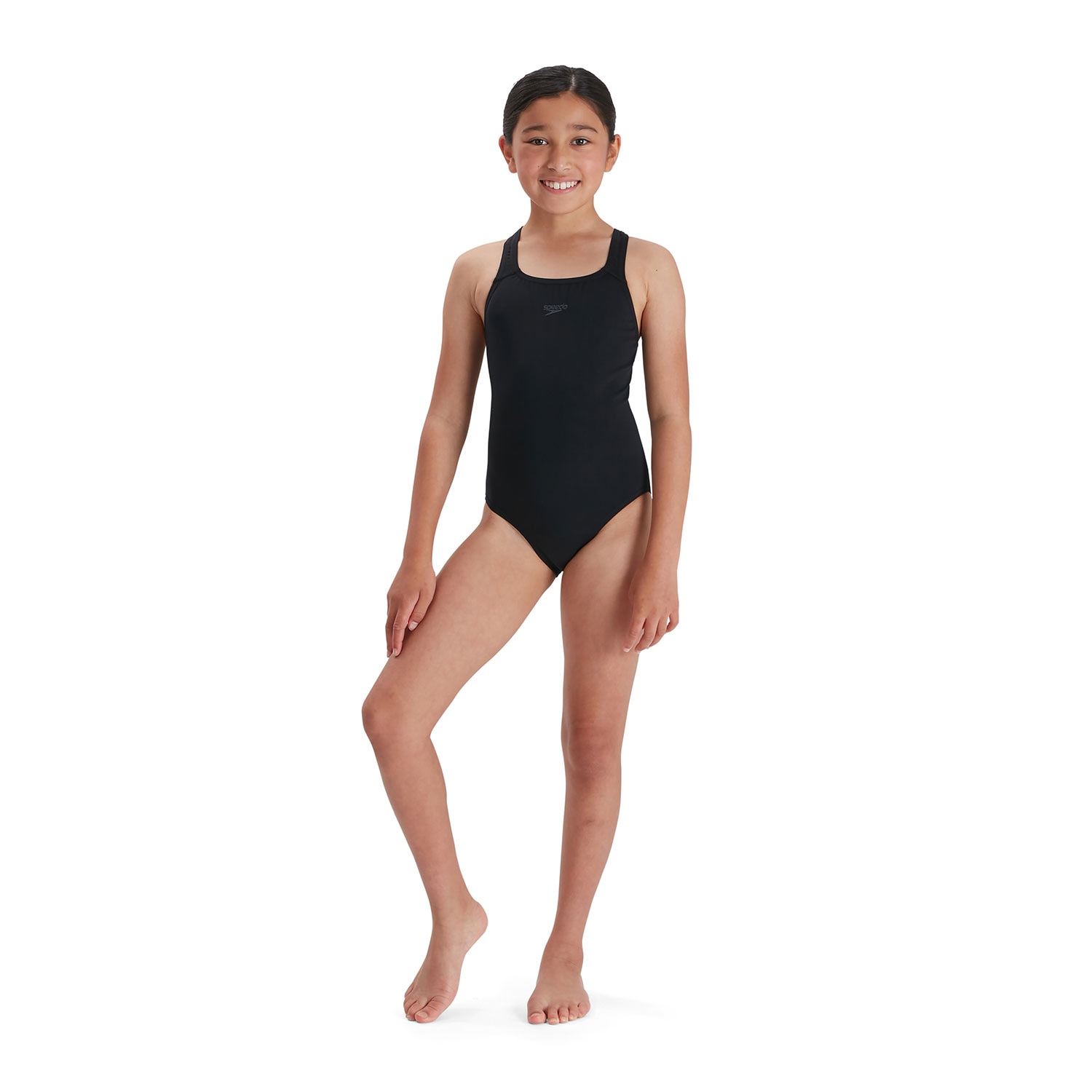 Fato de Banho de Natação Infantil Eco Endurance+ Medalist Speedo Preto-2