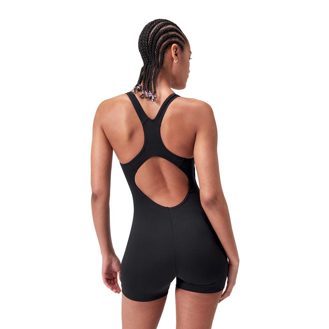 Fato de Banho Natação Womens Eco Endurance+ Legsuit Speedo Preto-3