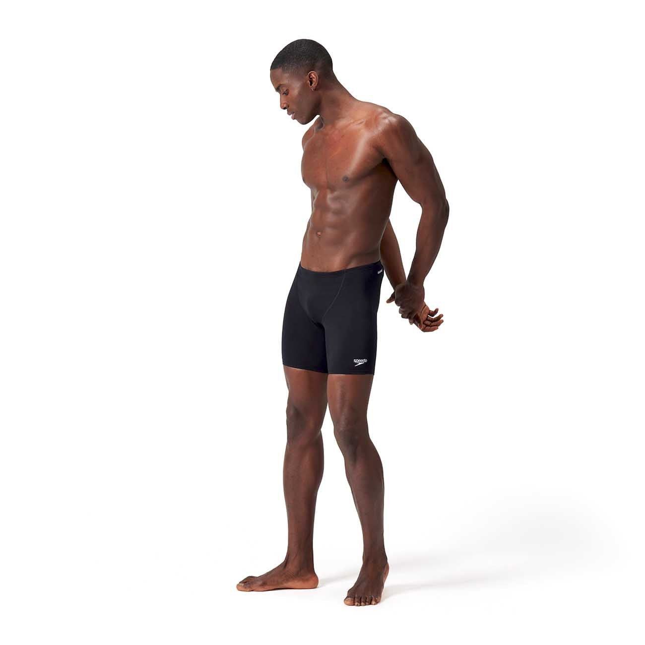 Fato de Banho Natação Mens Eco Endurance+ V-cut Mid Bañadores Speedo Preto-2