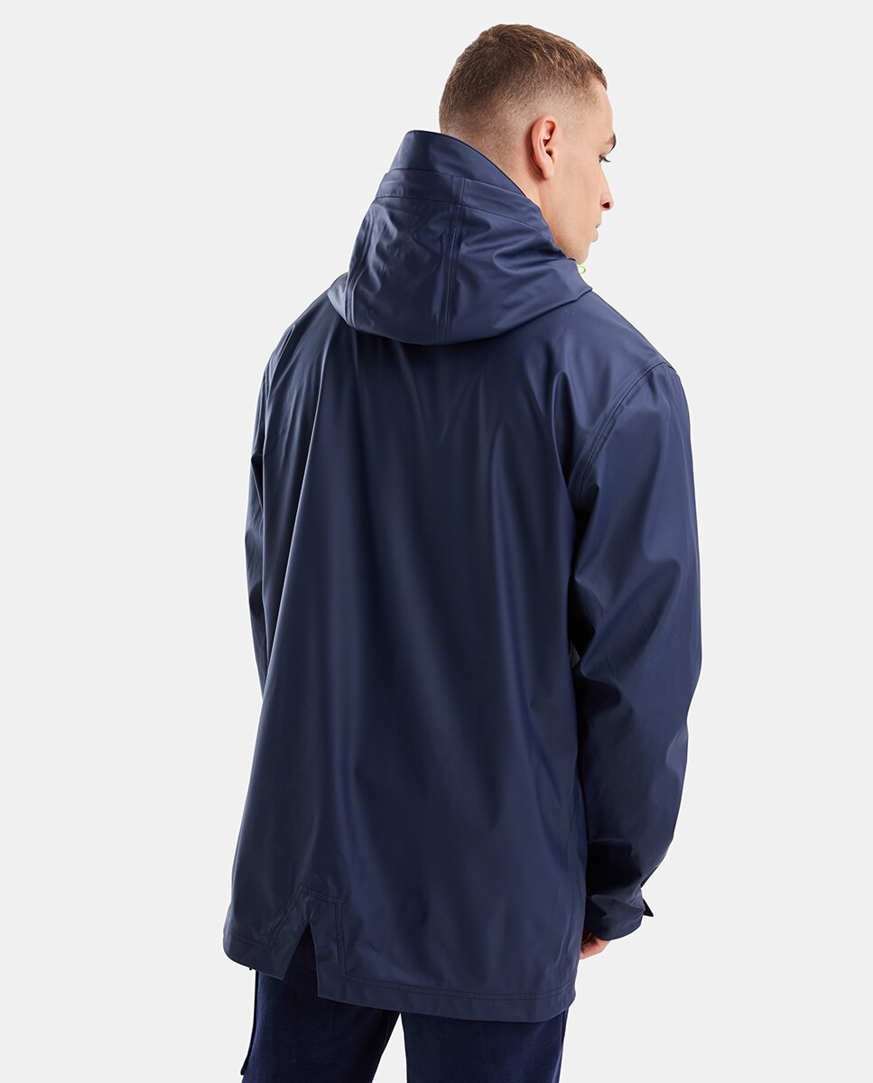 Casaco com Capuz em Azul-marinho Azul-marinho-2