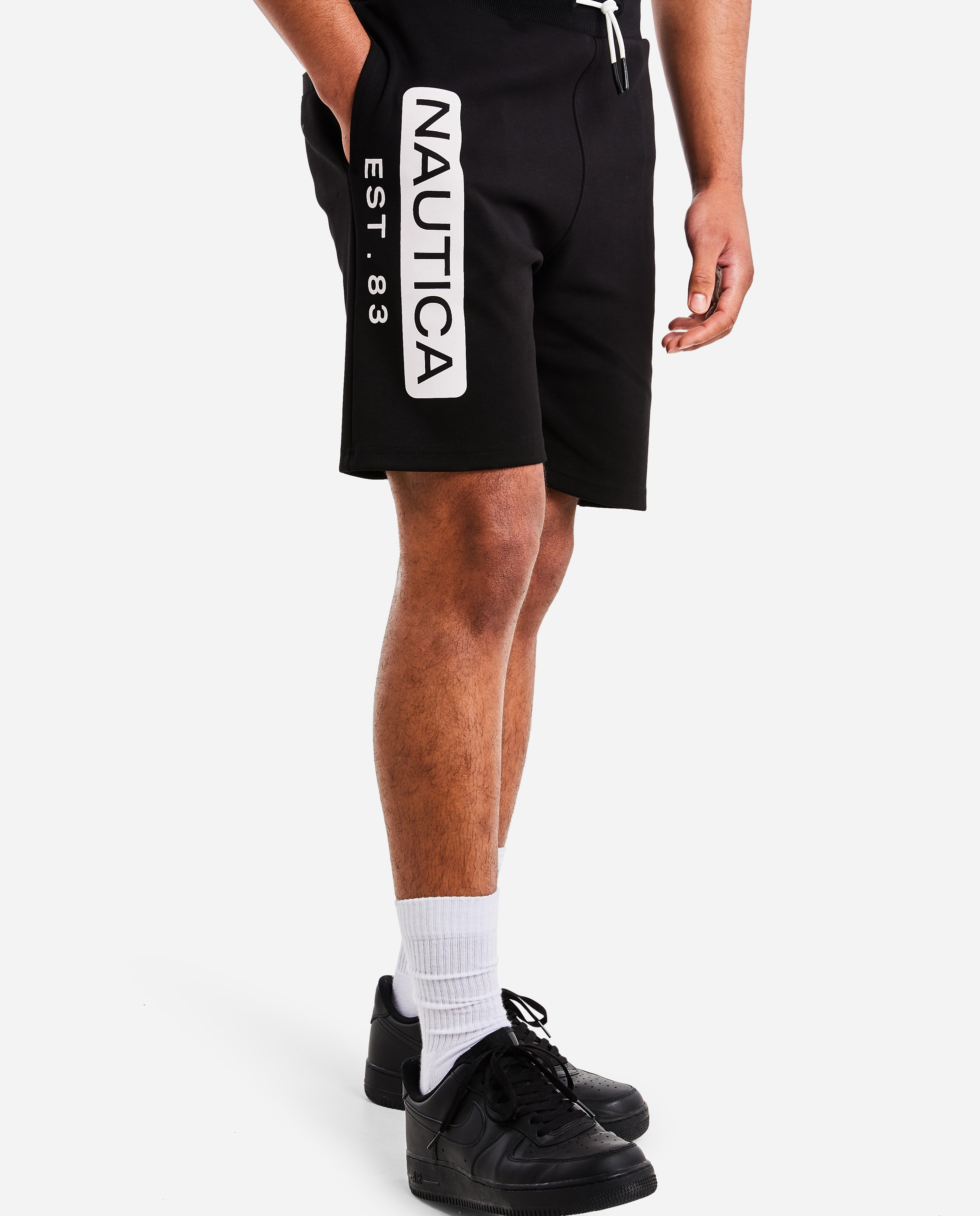 Imagem 0 de Calças Curtas Lisas em Preto