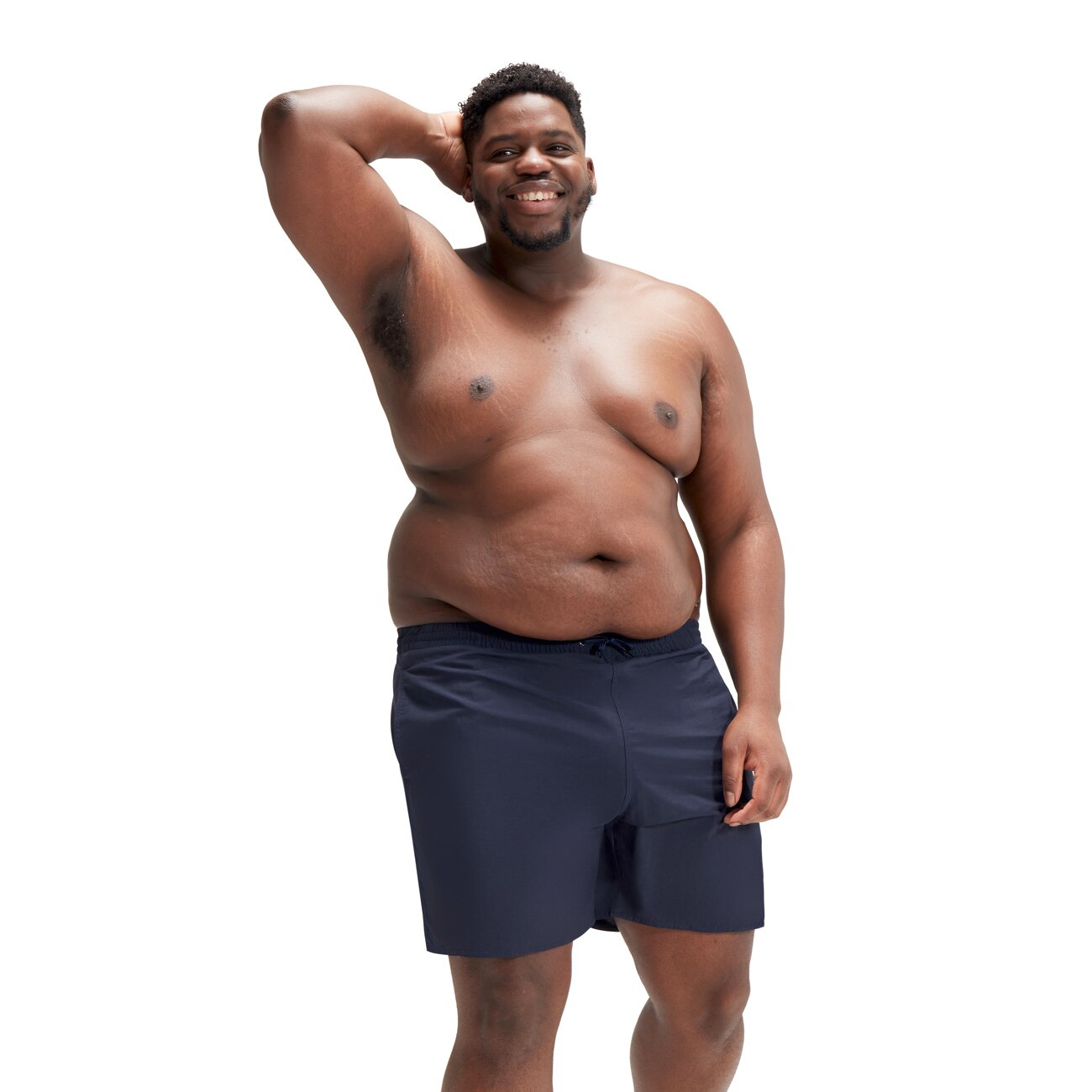 Fato de Banho de Natação Mens Plus Size Essential 16 Watershort Speedo Azul-2