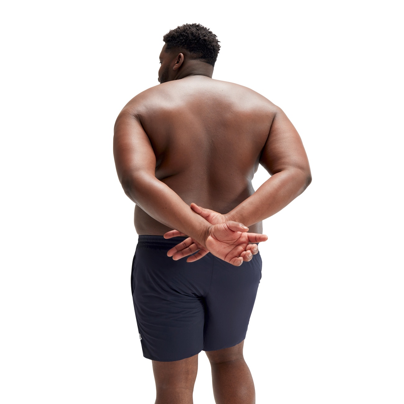 Fato de Banho de Natação Mens Plus Size Essential 16 Watershort Speedo Azul-3