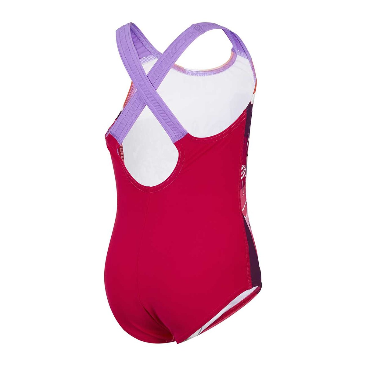 Fato de Banho de Natação para Bebé Girls Printed Crossback Speedo Roxo-3