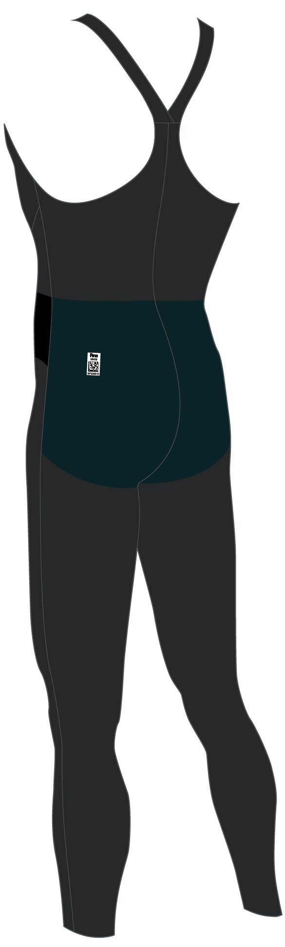 Fato de Banho de Águas Abertas Fastskin Lzr Elite Openwater 2 Closedback Speedo Preto-3