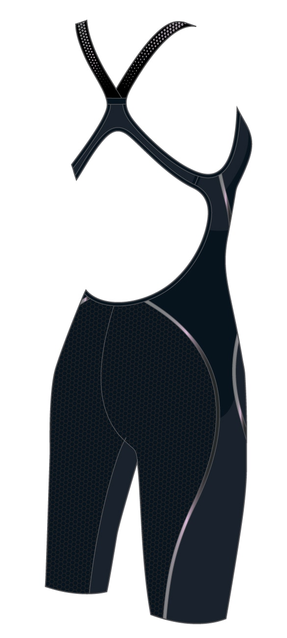 Fato de Banho de Natação Fastskin Lzr Pure Intent 2.0 Closedback Kneeskin Speedo Preto-3