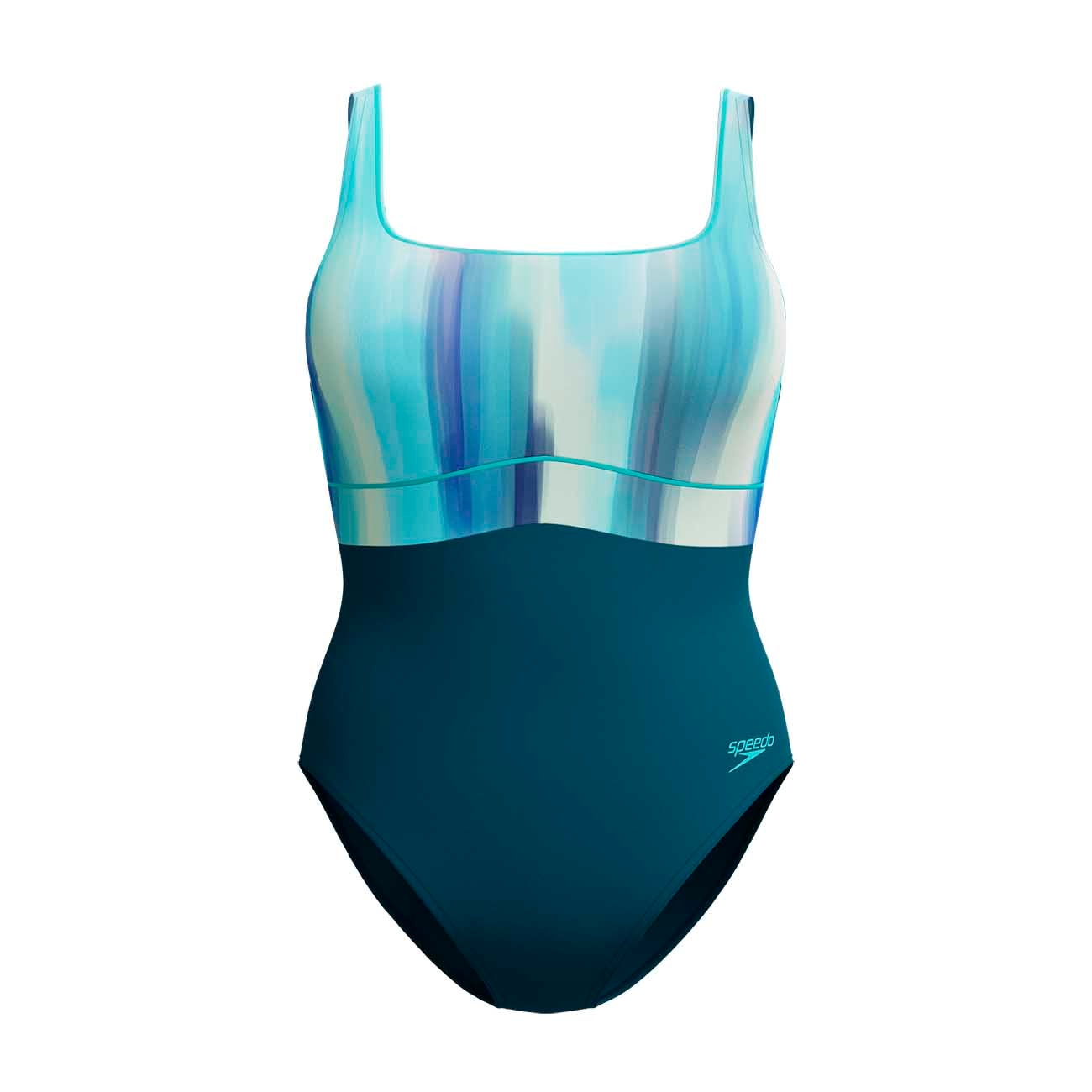 Imagem 0 de Fato de Banho de Natação Shaping Contoureclipse Printed 1 Piece Speedo