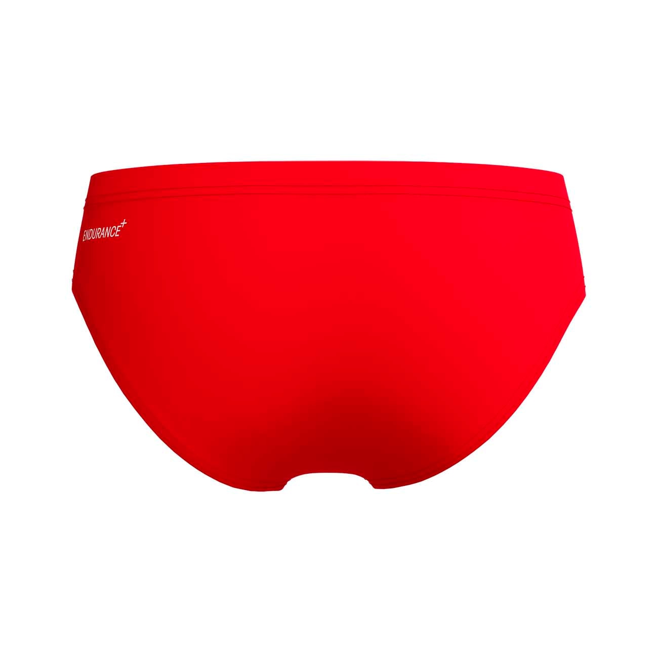 Fato de Banho de Natação Endurance+ Brief Speedo Infantil Vermelho-3