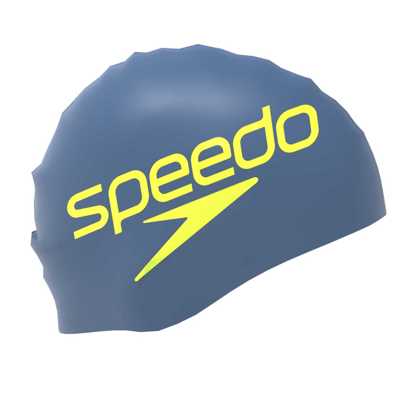 Chapéu de Natação Printed Silicone Cap Speedo Azul-marinho-2