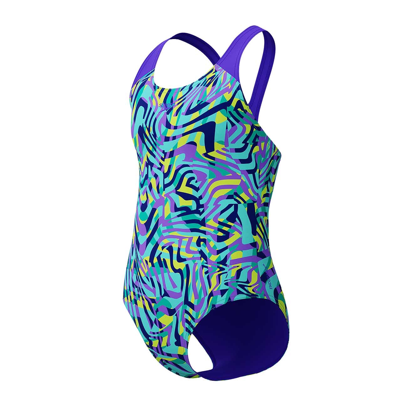 Fato de Banho de Natação Infantil Digital Allover Splashback Speedo Multicolor-2