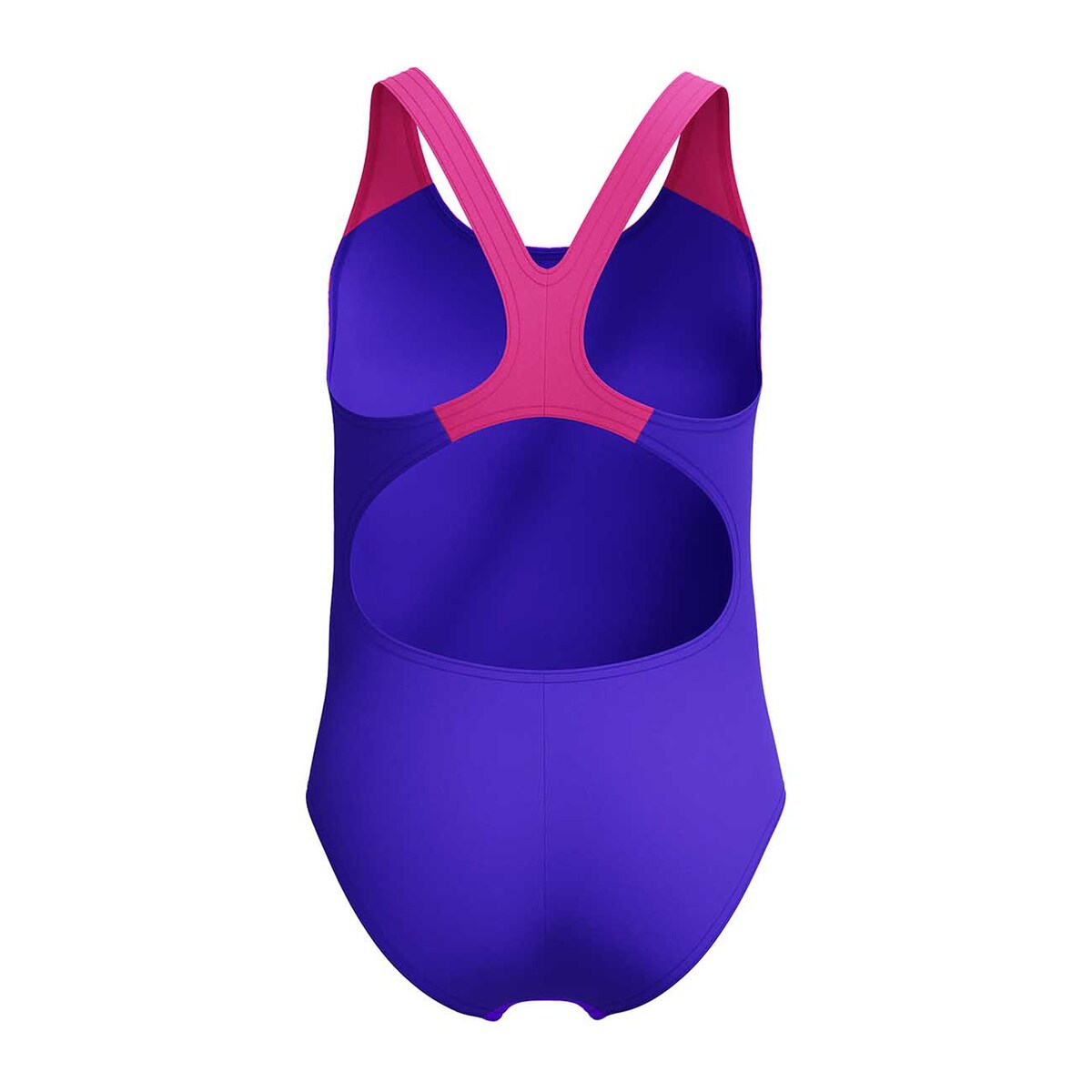 Fato de Banho de Natação Infantil Digital Placement Splashback Speedo Azul-marinho / Rosa-2