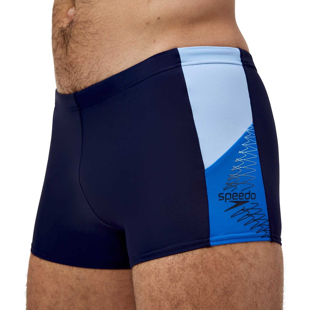 Fato de Banho de Natação Mens Dive Aquashort Speedo Azul-3