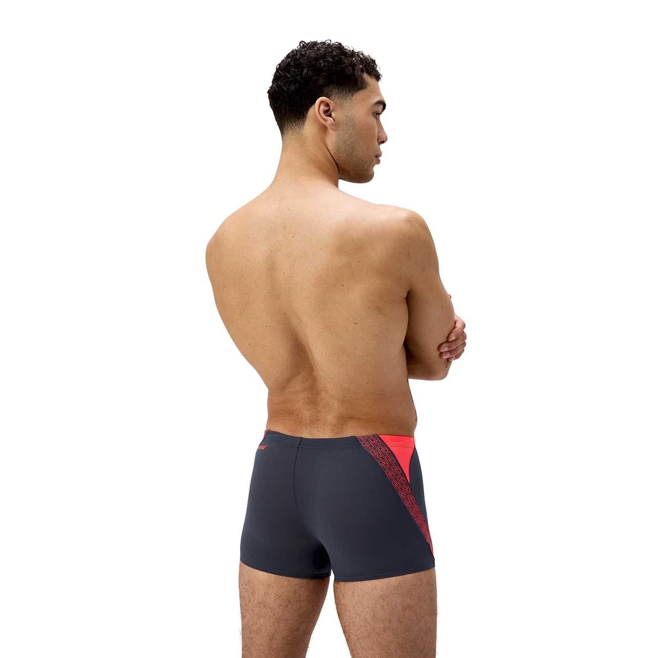 Fato de Banho de Natação Hyperboom Splice Aquashort Speedo Vermelho-2