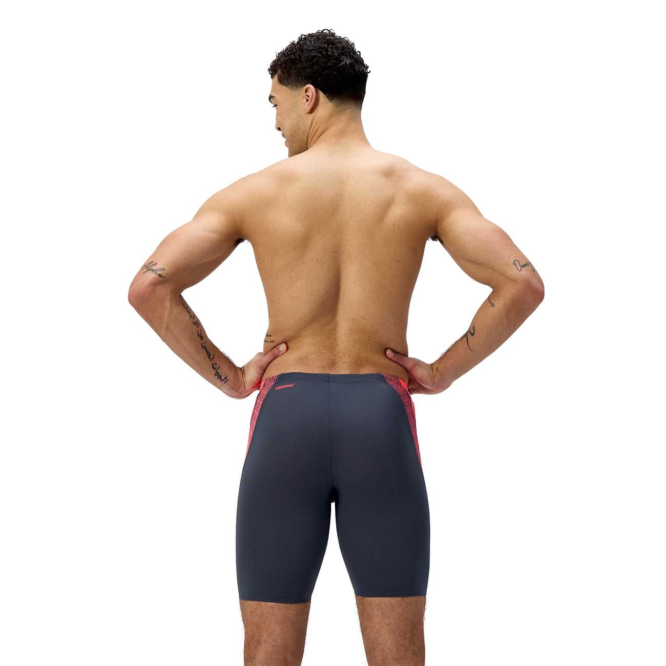 Fato de Banho de Natação Hyperboom Splice Jammer Speedo Vermelho-2