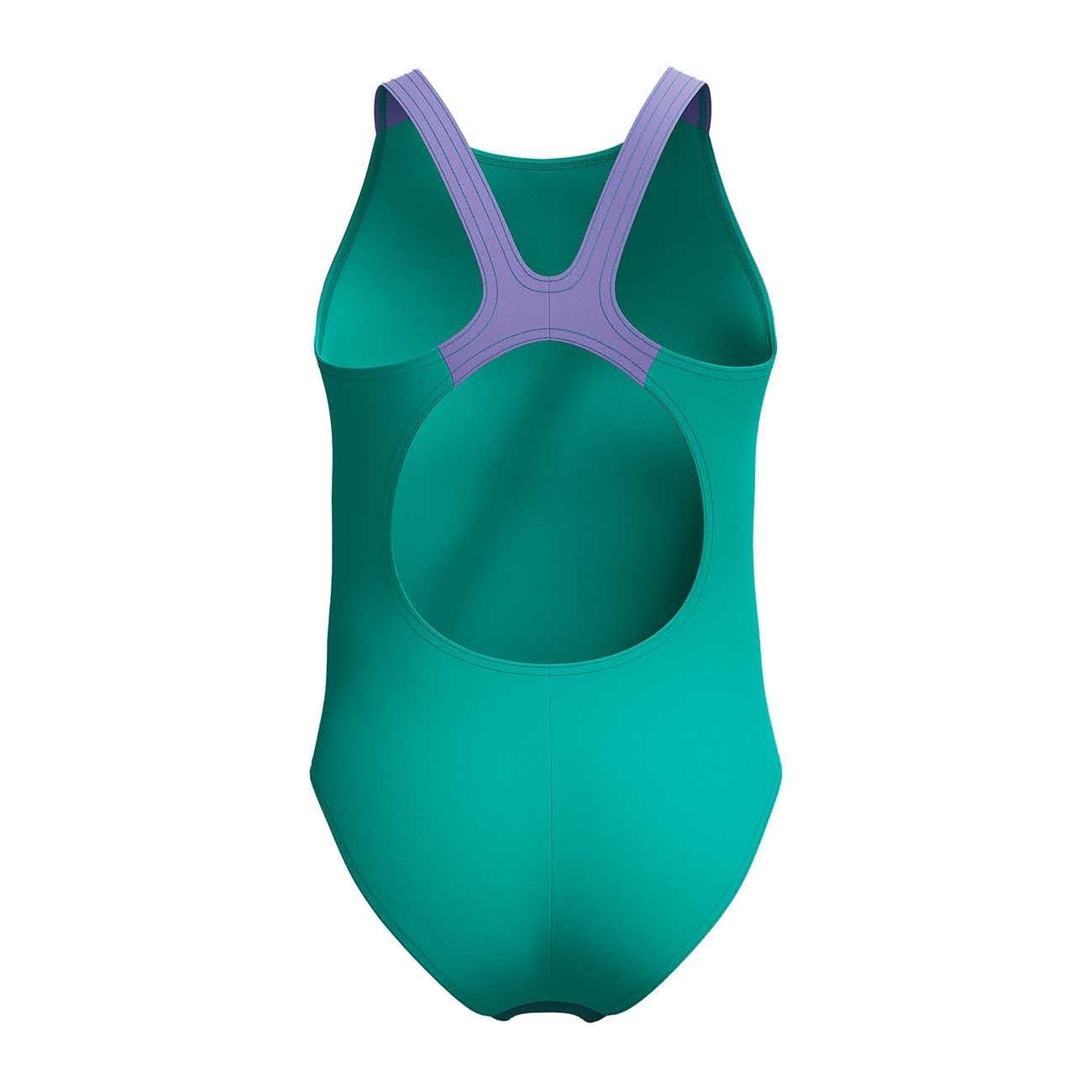 Fato de Banho de Natação Infantil Printed Pulseback Speedo Verde-3
