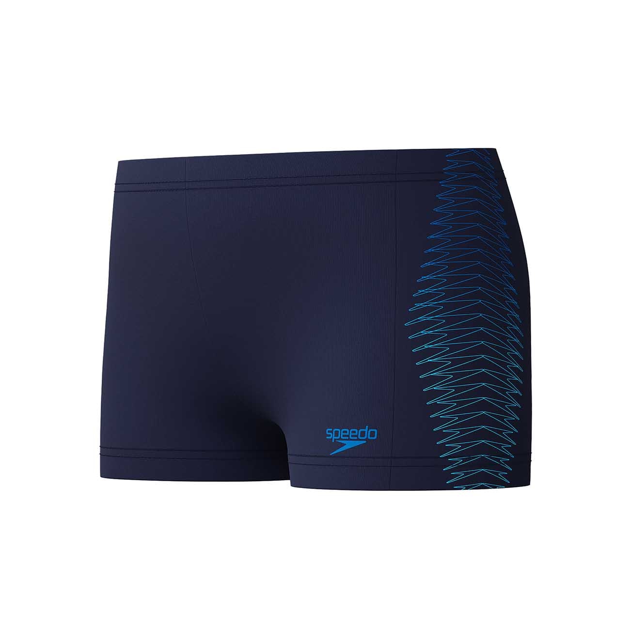 Fato de Banho de Natação Infantil Plastisol Placement Aquashort Speedo Azul-2