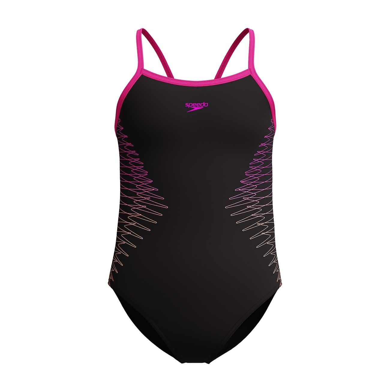 Imagem 0 de Fato de Banho de Natação Infantil Plastisol Placement Thinstrap Muscleback Speedo
