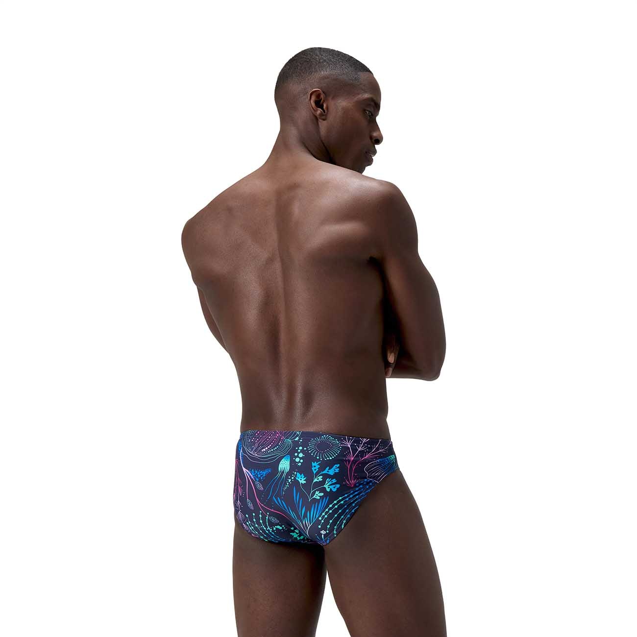 Fato de Banho de Natação Eng Print Beachstar Brief 2 Speedo Rosa-2