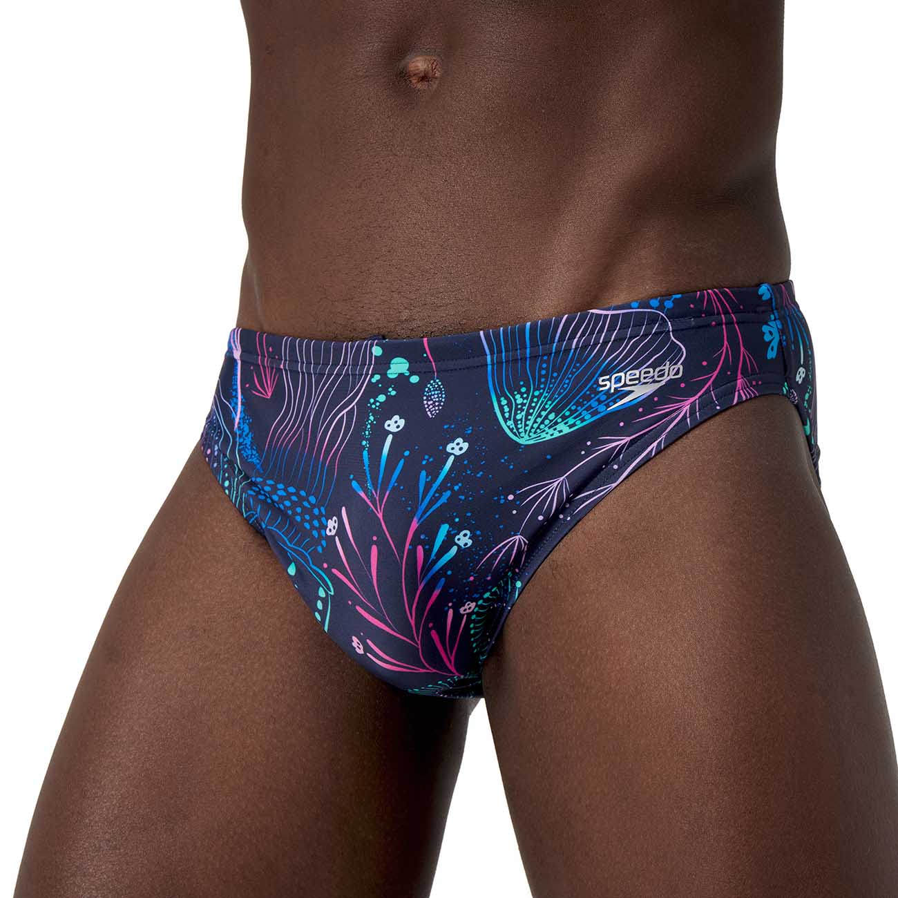 Fato de Banho de Natação Eng Print Beachstar Brief 2 Speedo Rosa-3