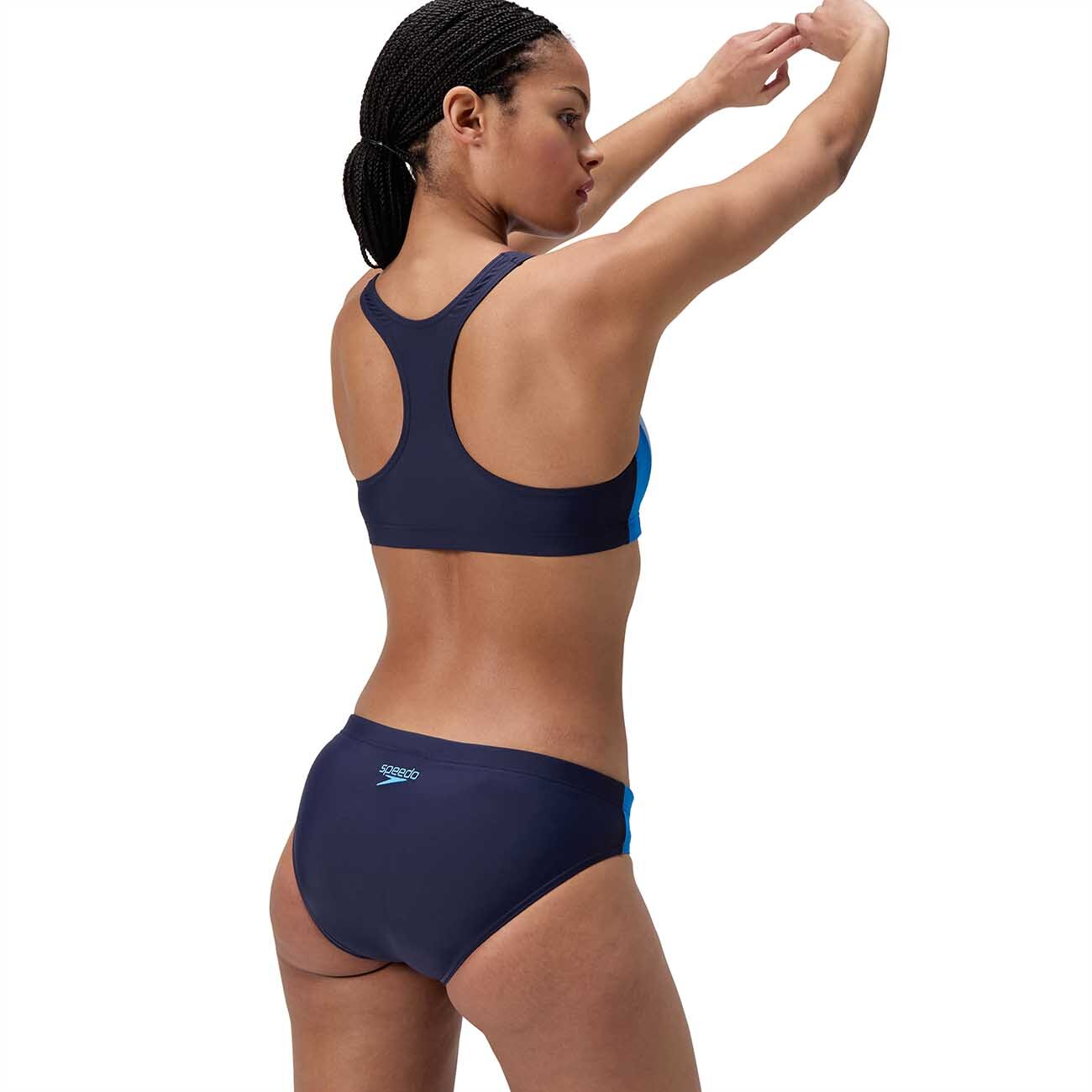 Biquíni de Natação Colourblock Splice 2 Two Piece Speedo Azul-2