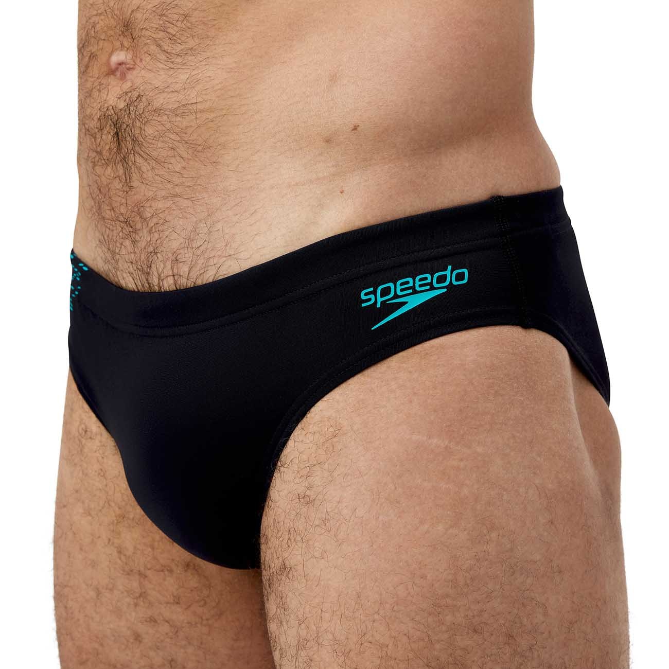 Fato de Banho de Natação Endurance+ Tech Panel 7cm Brief Speedo Preto-3