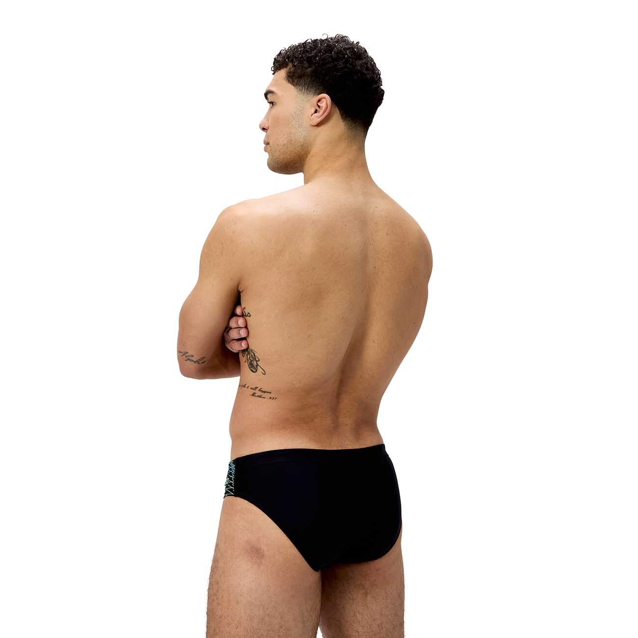 Fato de Banho de Natação Medley Logo 7cm Brief Speedo Verde-2