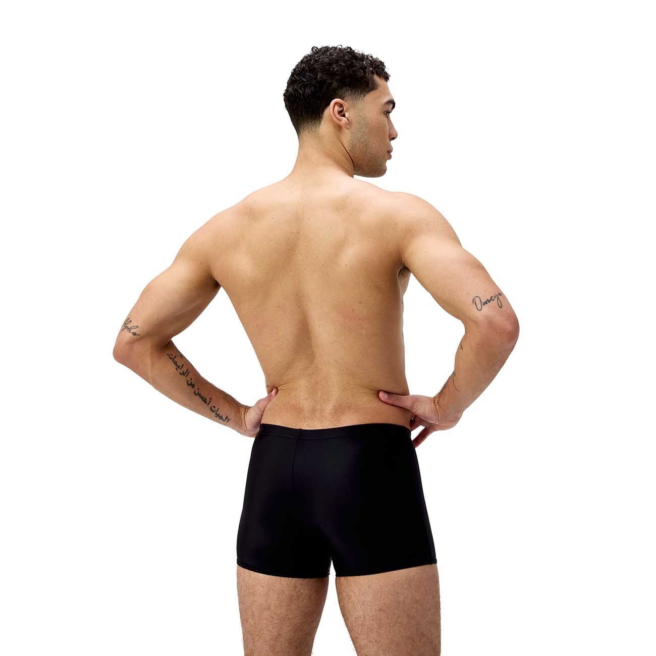 Fato de Banho de Natação Medley Logo Aquashort Speedo Vermelho-2